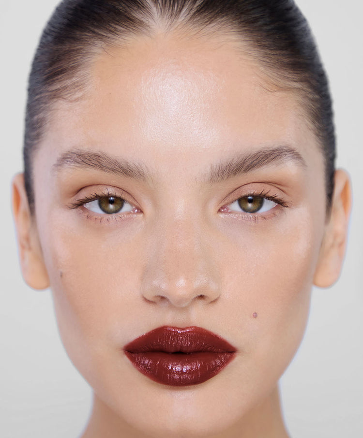 Barbara wears shade Ruby